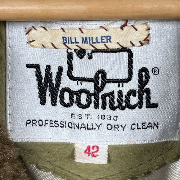 VTG 60s or 70s Woolrich Tan Insulated Faux Fur OverCoat Trench coat Men’s Sz 42 - Picture 4 of 10